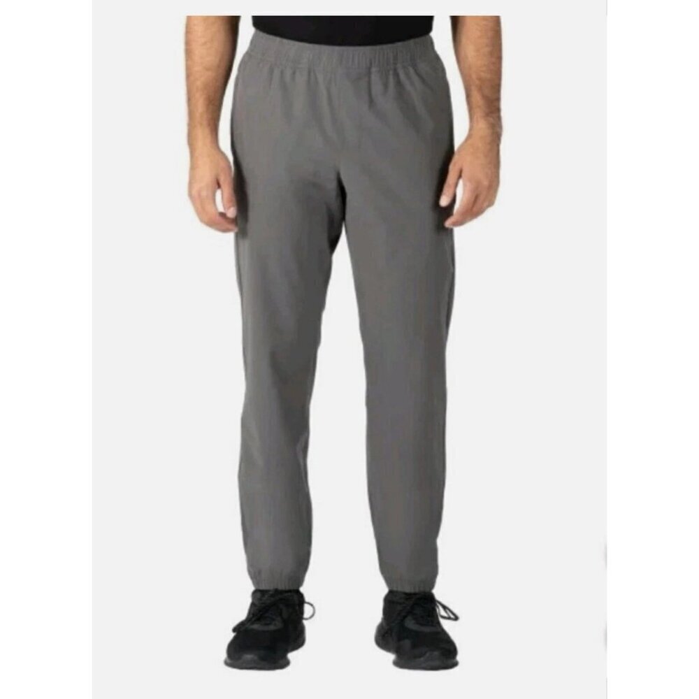 NWOT Soybu Men's XL  Gray Athletic Jogger Pants With Zip Pockets Focus